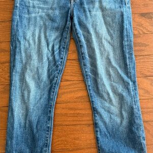 MOTHER Women's Blue Ankle Jeans